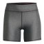 Women's Under Armour Armour Mid Rise Shorty Shorts - Color: Black, Size: L