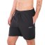 Herren-Shorts Hurley Dri Trek II 17,5" - Farbe: Schwarz, Größe: S