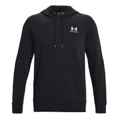 UA Essential Fleece Hoodie-BLK