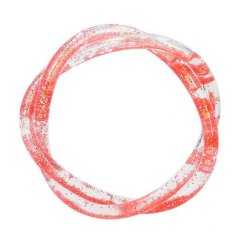 Ylvi double bracelet with glitter, orange