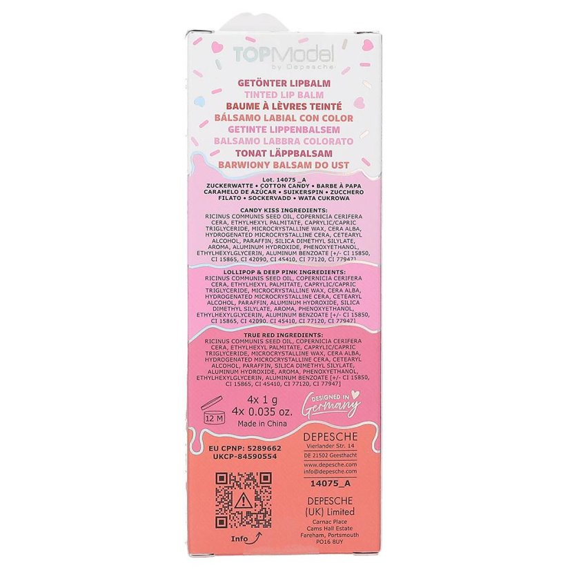 Top Model Beauty & Me 4-in-1 Tinted Lip Gloss