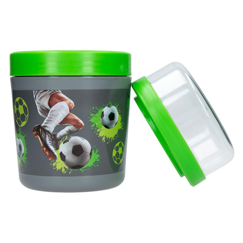 Two-part Action World cereal bowl, soccer theme