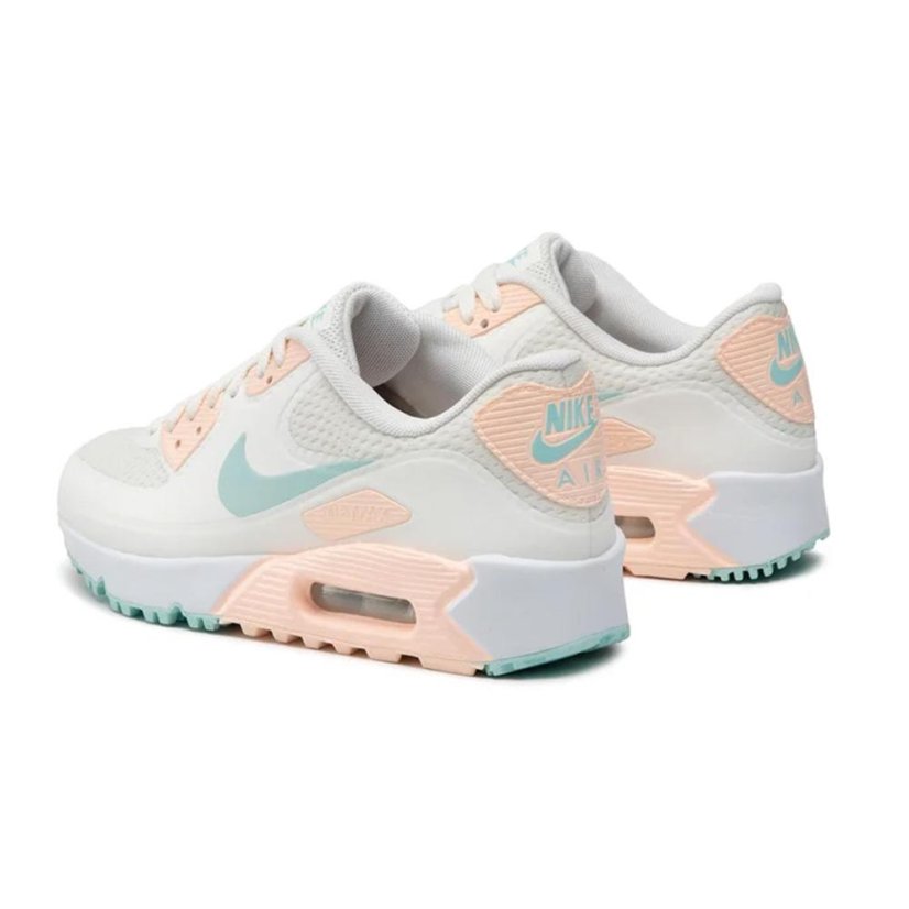 Dámská obuv Nike Air Max 90 G - Farbe: Weiß/Rosa, Größe: 38.5