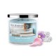 Świeca zapachowa Five Elements Baby Powder, 420 g, 3 knoty