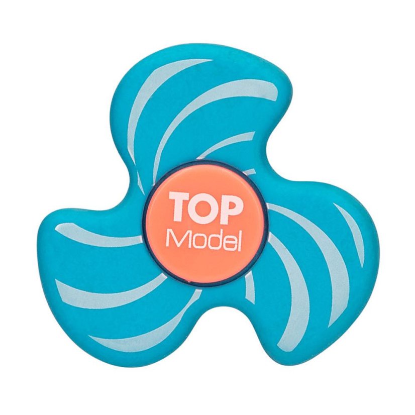 Radiergummi mit Drehmechanismus „Top Model“, blau