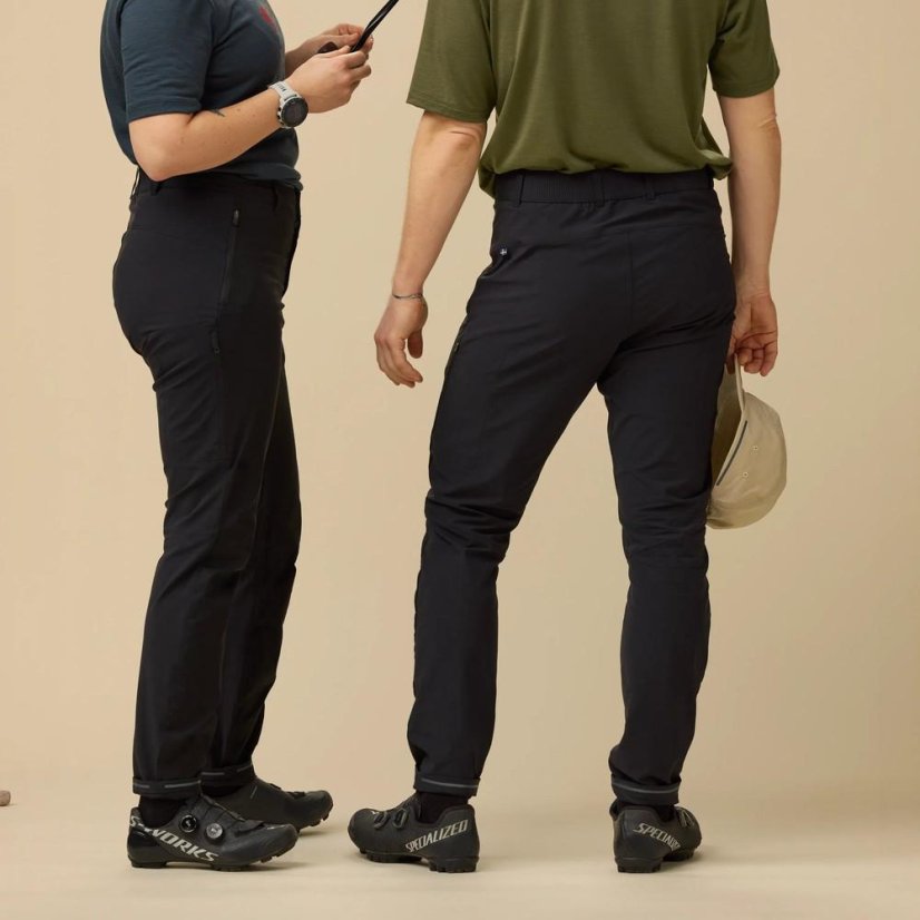 Pánské kalhoty Fjällräven Hoja Hybrid Trousers M - Farba: Čierna, Veľkosť: 50