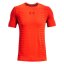 Under Armour Seamless Wordmark SS Men's T-Shirt - Color: Orange, Size: L