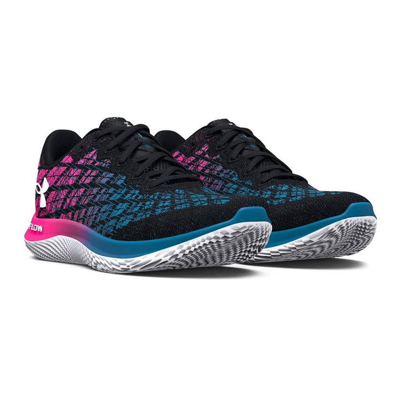 Laufschuhe Under Armour Flow Velociti Wind 2 W - Farbe: Blau/Rosa, Größe: 37.5