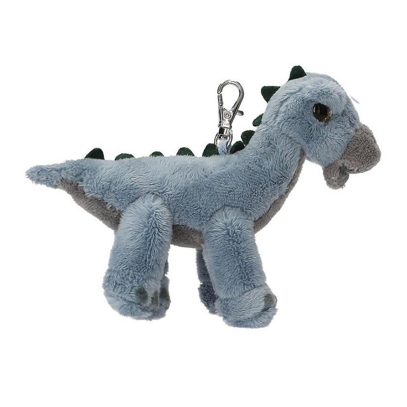 Dino World dinosaur-shaped plush keychain