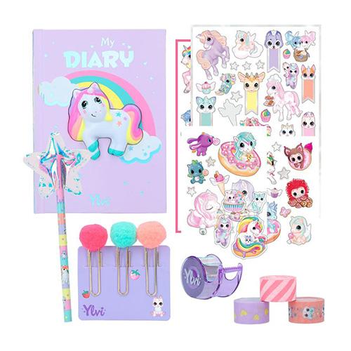 Sadea naptárak kiegészítőkkel Ylvi My Diary Unicorn lila