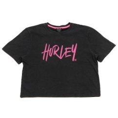 Damen-T-Shirt Hurley Oceancare Washed Cropped
