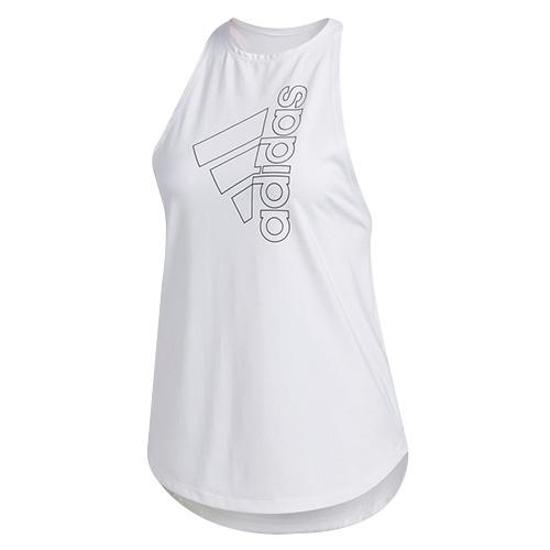 Dámské tílko Adidas Tech Bos Tank - Barva: Bílá, Velikost: M