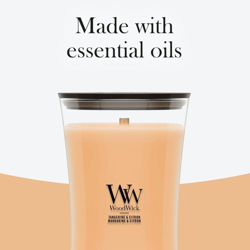 WoodWick Large Candle, Tangerine & Citron