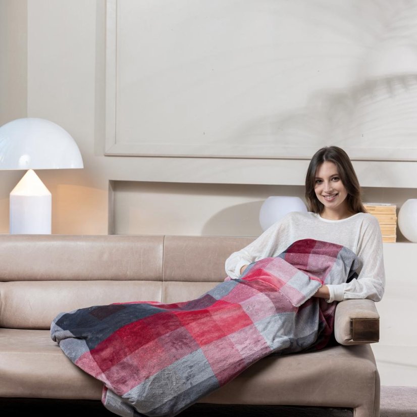 Heizdecke Imetec Adapto Tartan 16777 rot