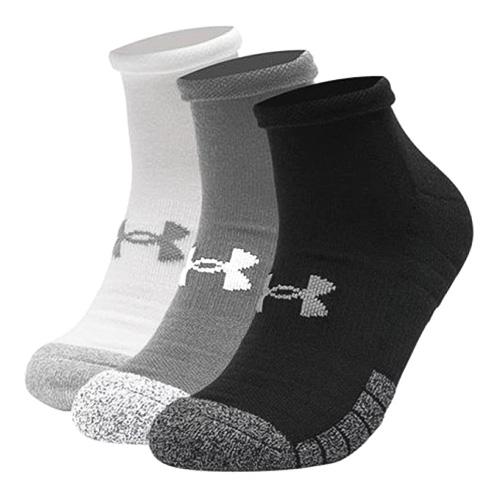 Under Armour UA Heatgear Locut Unisex Socks - Color: White/black, Size: L