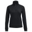 Women's Under Armour Armour Fleece QZ Sweatshirt - Color: Black, Size: L