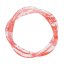 Ylvi double bracelet with glitter, orange
