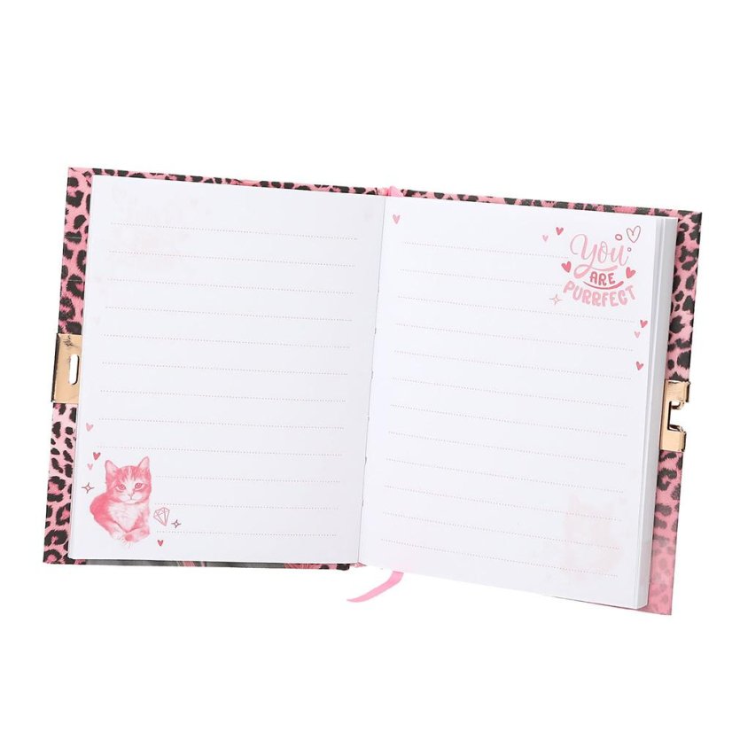 Diary with lock and secret pen with UV light Top Model