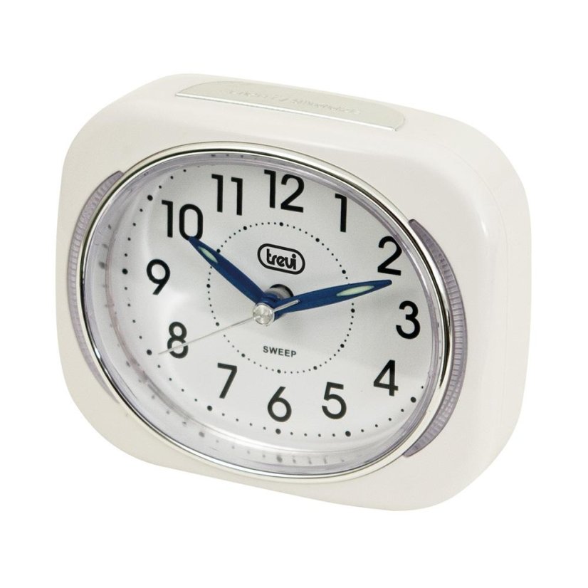 Trevi SL 3040/WH white analog alarm clock