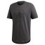 Adidas Tan Logo Men’s T-Shirt - Color: Gray, Size: L