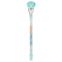 Kugelschreiber mit LED-Diamant Top Model Christy, türkis