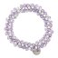 Miss Melody Hair Tie and Bracelet Combo, Purple