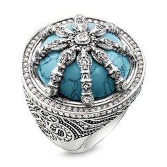 Prsten Thomas Sabo Turquoise TR2025-646-17-56