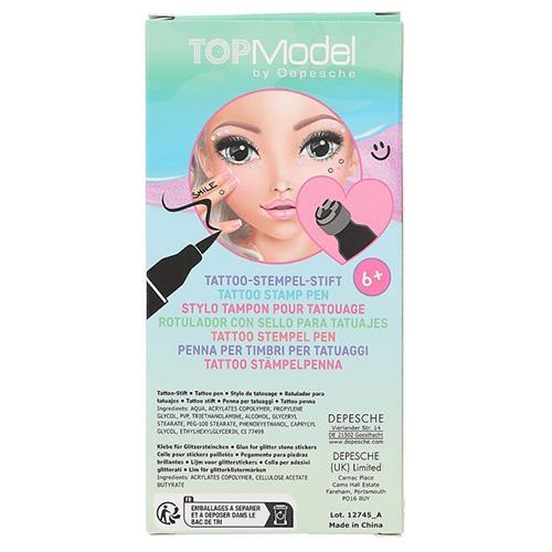Tetovací fix s kamínky Top Model Smile