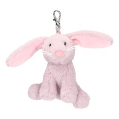 Nelly Princess Mimi bunny plush keychain, lilac