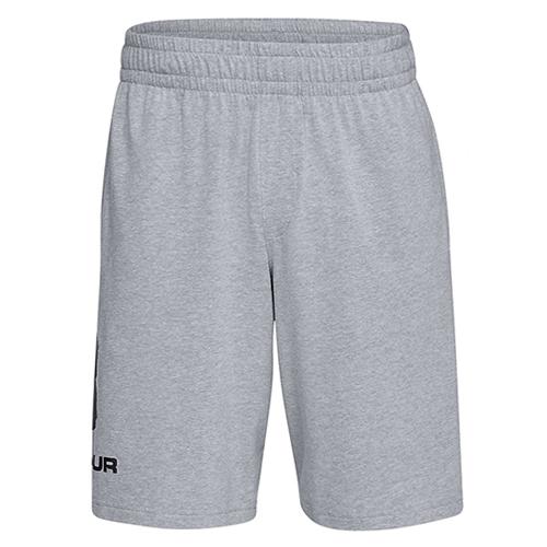 Under Armour SportyStyle Cotton Graphic Short Men's Shorts - Color: Gray, Size: L