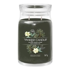 Duża świeca Yankee candle Signature, Silver Sage & Pine