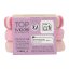 Set of three wide Top Model hair ties, pink shades