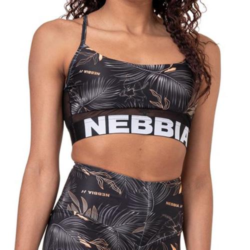 Dámská podprsenka Nebbia Earth Powered sports bra - Barva: Zelená, Velikost: XS