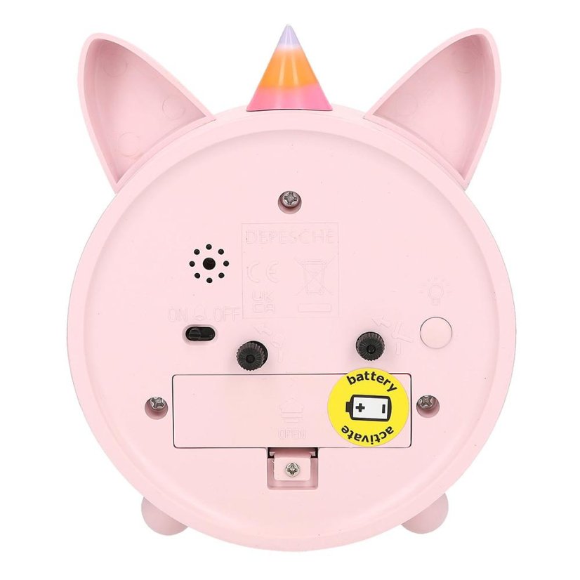 Stolní budík s oušky Ylvi Unicorn