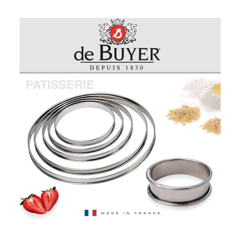 De Buyer 3091.14 round frame, 14 cm