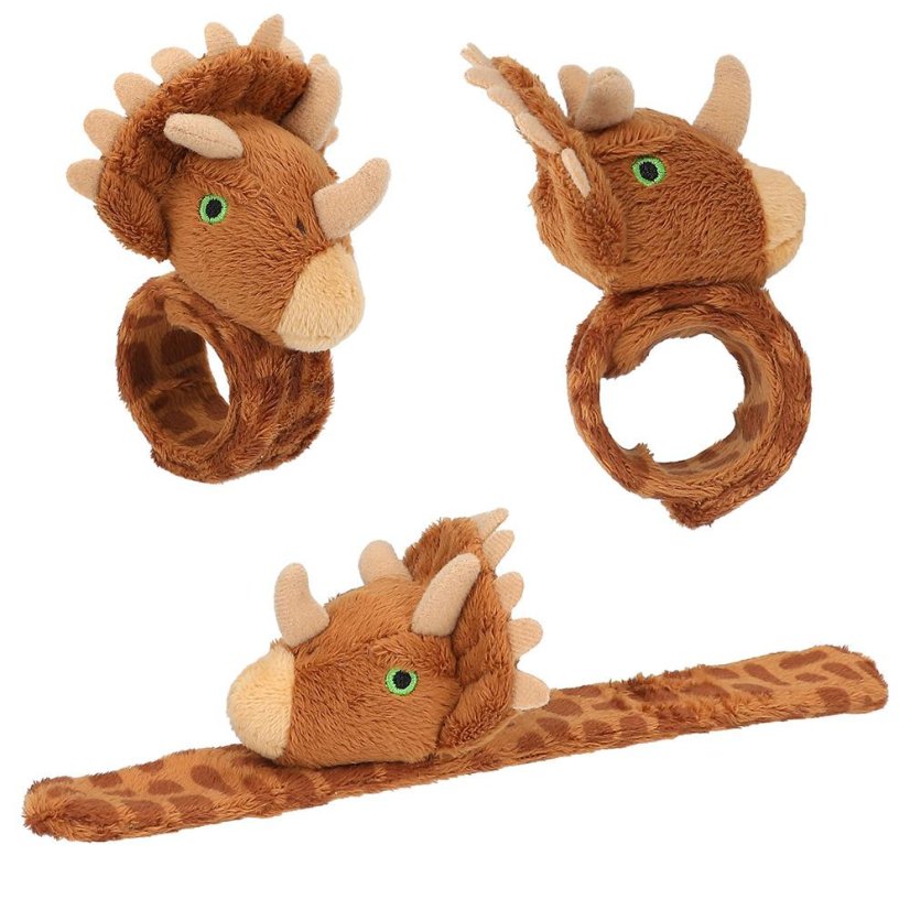 Dino World Triceratops plush bracelet