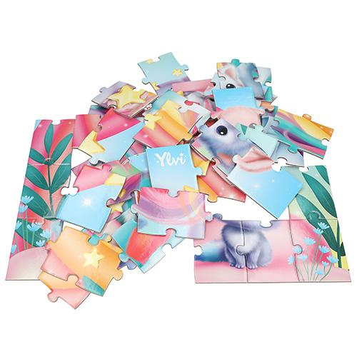 Kinderpuzzle Ylvi, 50 Teile, Unicorns & Stars