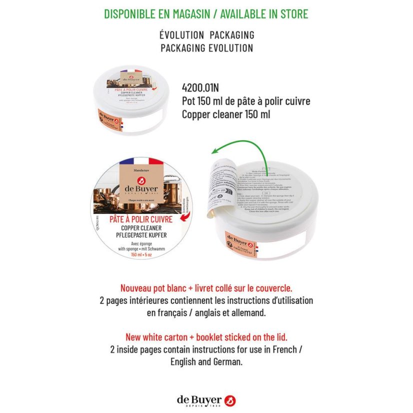 de Buyer 4200.01N copper polishing paste