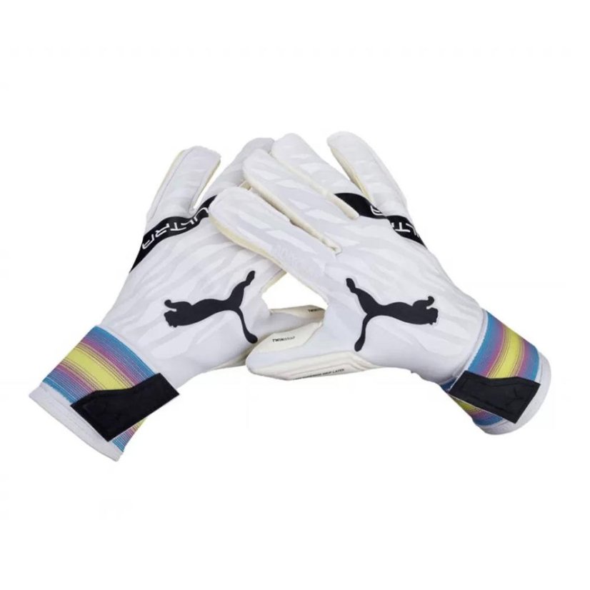 Torwarthandschuhe Puma Ultra Grip 1 Hybrid Pro - Farbe: Weiß, Größe: 7