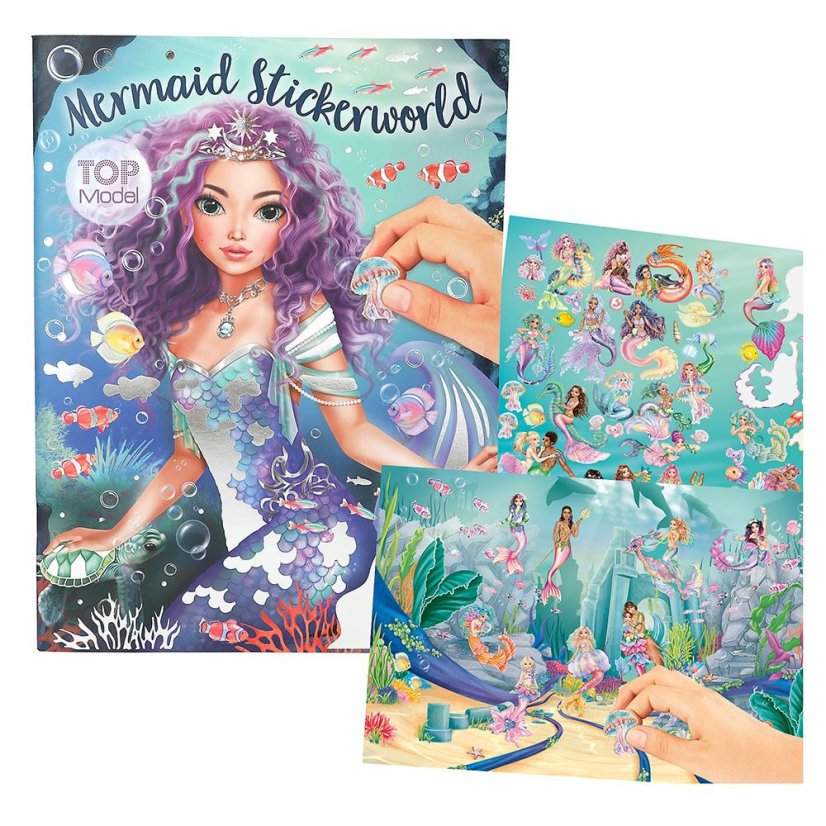 Kreatives Heft Top Model Mermaid 240 Aufkleber