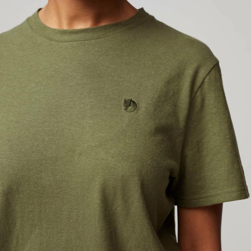 Dámské tričko Fjällräven Hemp Blend T-shirt W - Farba: Biela, Veľkosť: XL