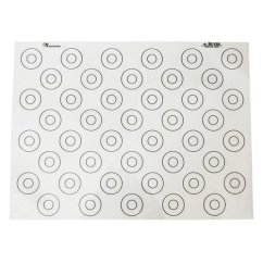 Silicone mat for macarons de Buyer 4935.40