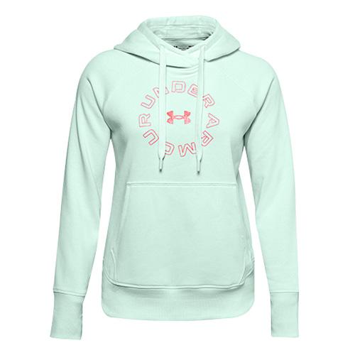 Damen-Sweatshirt Under Armour Rival Fleece Metallic Hoodie