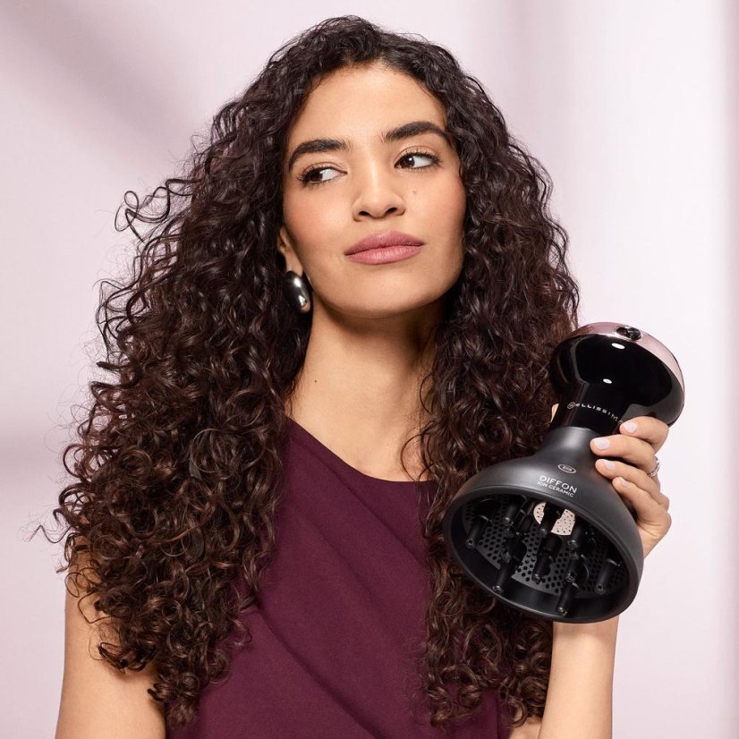 Hair dryer for curly hair Bellissima 11968 DIFFON Ceramic Dual Voltage