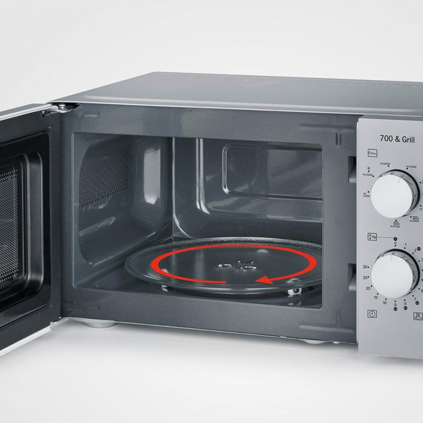 Severin MW 7780 silver microwave oven