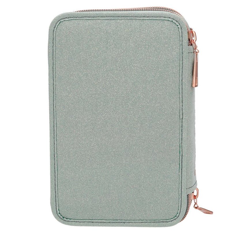Three-tier pencil case with Miss Melody Romantic Fields accessories