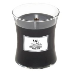 Svíčka WoodWick střední, Black Peppercorn