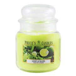 Svíčka Price´s Candles střední, Lime & Basil