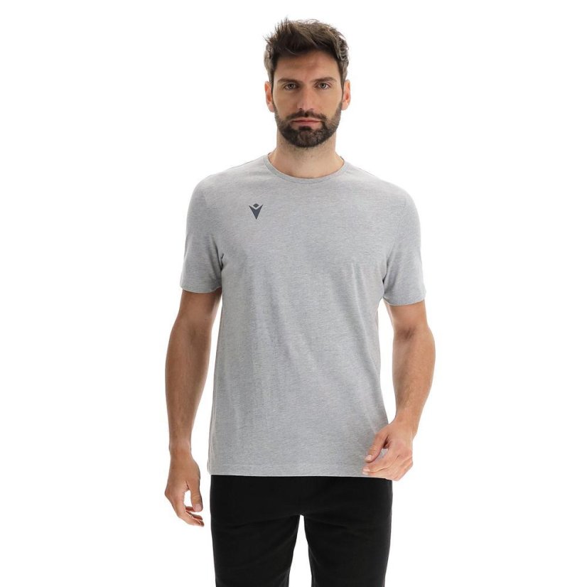 Macron Boost Hero T-shirt - Color: Gray, Size: S