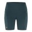 Dámské šortky Fjällräven Abisko 6" Shorts Tights W - Farba: Čierna, Veľkosť: XXL